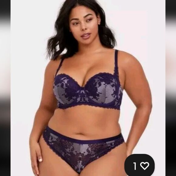 EUC Plum Lace Purple Torrid Bra - Picture 1 of 7